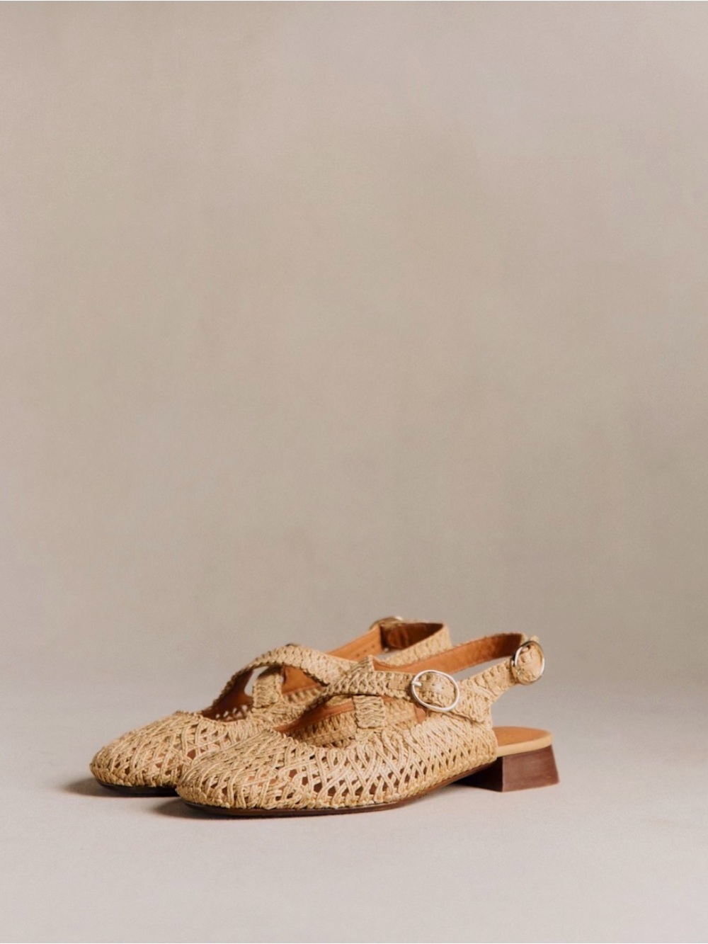 Sezane Low Nala Ballerinas Mary Jane Flats - Picture 3 of 7